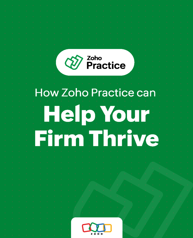 Zoho Practice eBook cover image