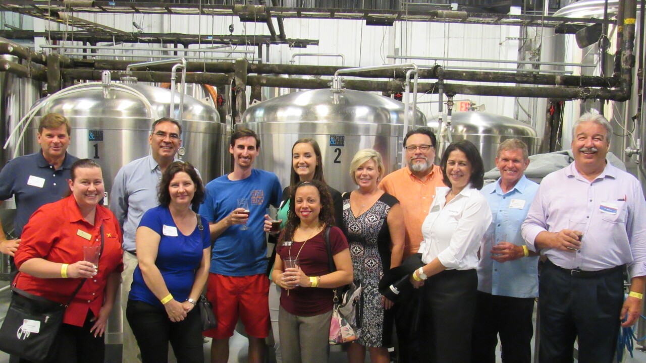 The Leauge of Southeastern Credit Unions and Corporate One FCU hosted this "CUs on Tap" event at Orlando Brewing in October 2016.