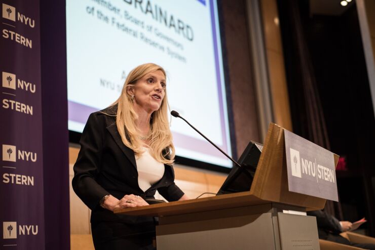 One of the primary goals of FedNow is to “provide ubiquitous access to an instant payments system,” while a digital dollar could help expand access to financial services more broadly, said Federal Reserve Gov. Lael Brainard.