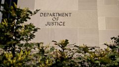 Department Of Justice Headquarters As Barr Tells Associates He May Quit Over Ongoing Trump Tweets