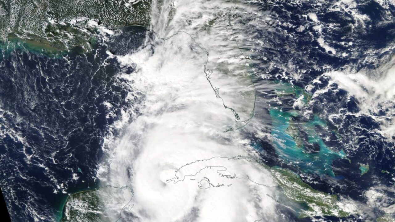 Hurricane Michael when it was a Category 1 hurricane near the western tip of Cuba.