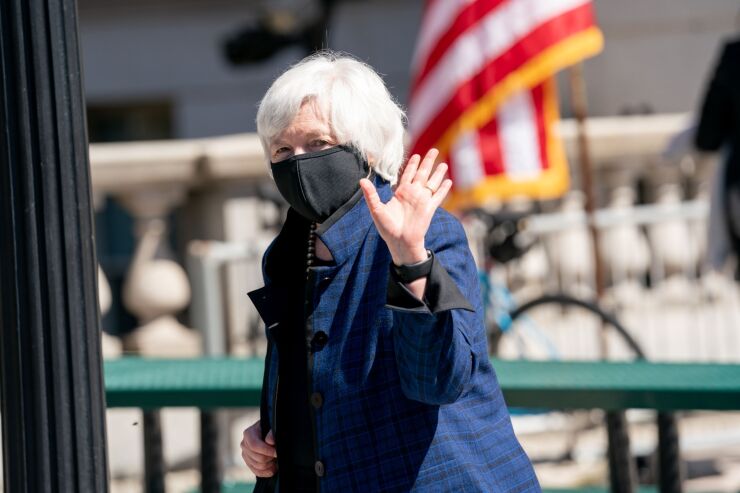“We cannot only look back and learn the lessons of last year; we must also look ahead at emerging risks and climate change is obviously a big one,” said Treasury Secretary Janet Yellen.