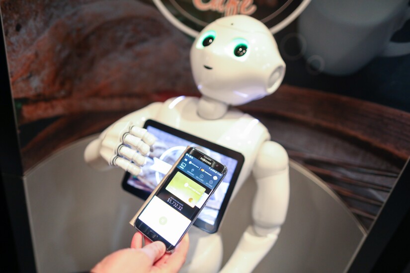 SoftBank Pepper and Samsung Pay