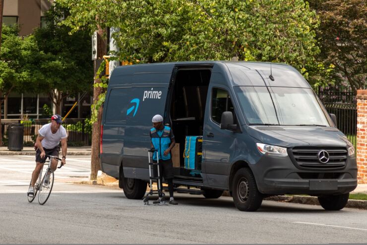 Amazon Prime van driver