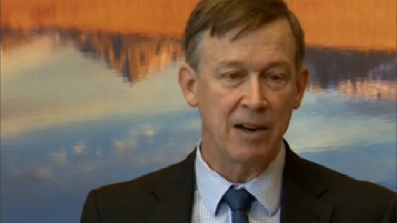 Lame duck Colorado Gov. John Hickenlooper urged Democrats to compromise on pension legislation.