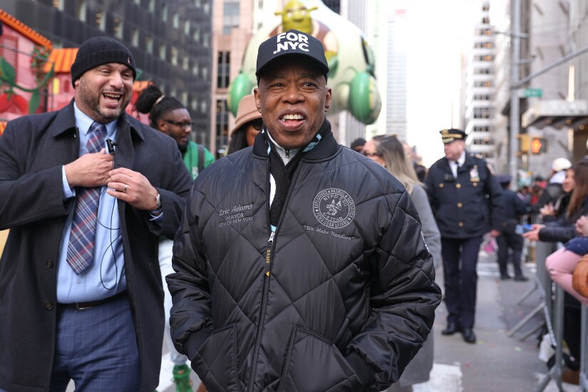 Former NYC Mayor Eric Adams