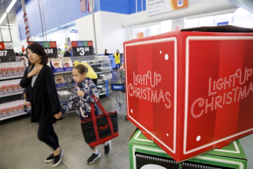 Walmart Christmas display