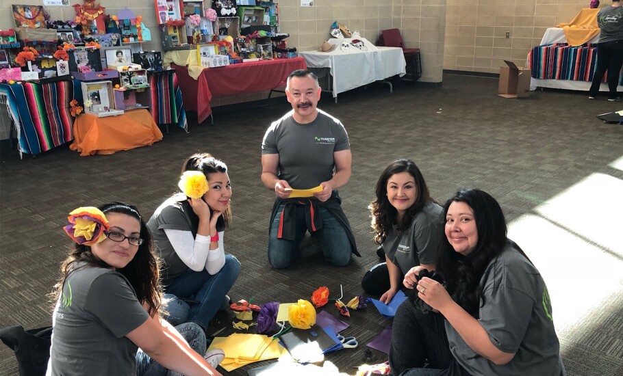 Nusenda Community Day - National Hispanic Cultural Center %28from left%2c Liza Balderrama%2c April Apodaca%2c Esco Gallegos%2c Krista Martinez%2c and Brittanae Brown%29. (1).jpg