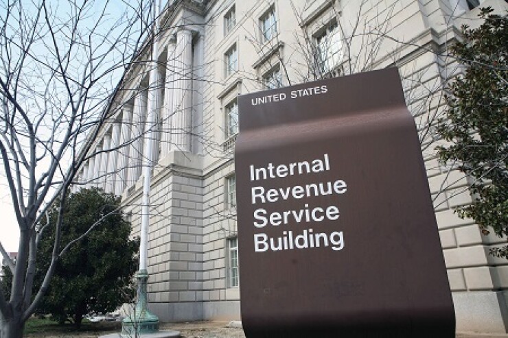 IRS Internal revenue service building by bloomberg