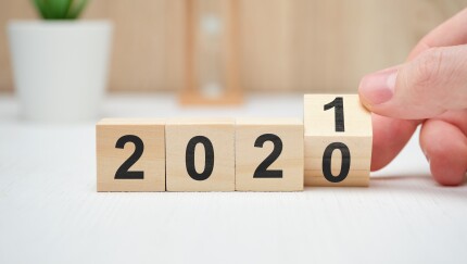 The concept of changing the year from 2020 to 2021 and the results of operations.