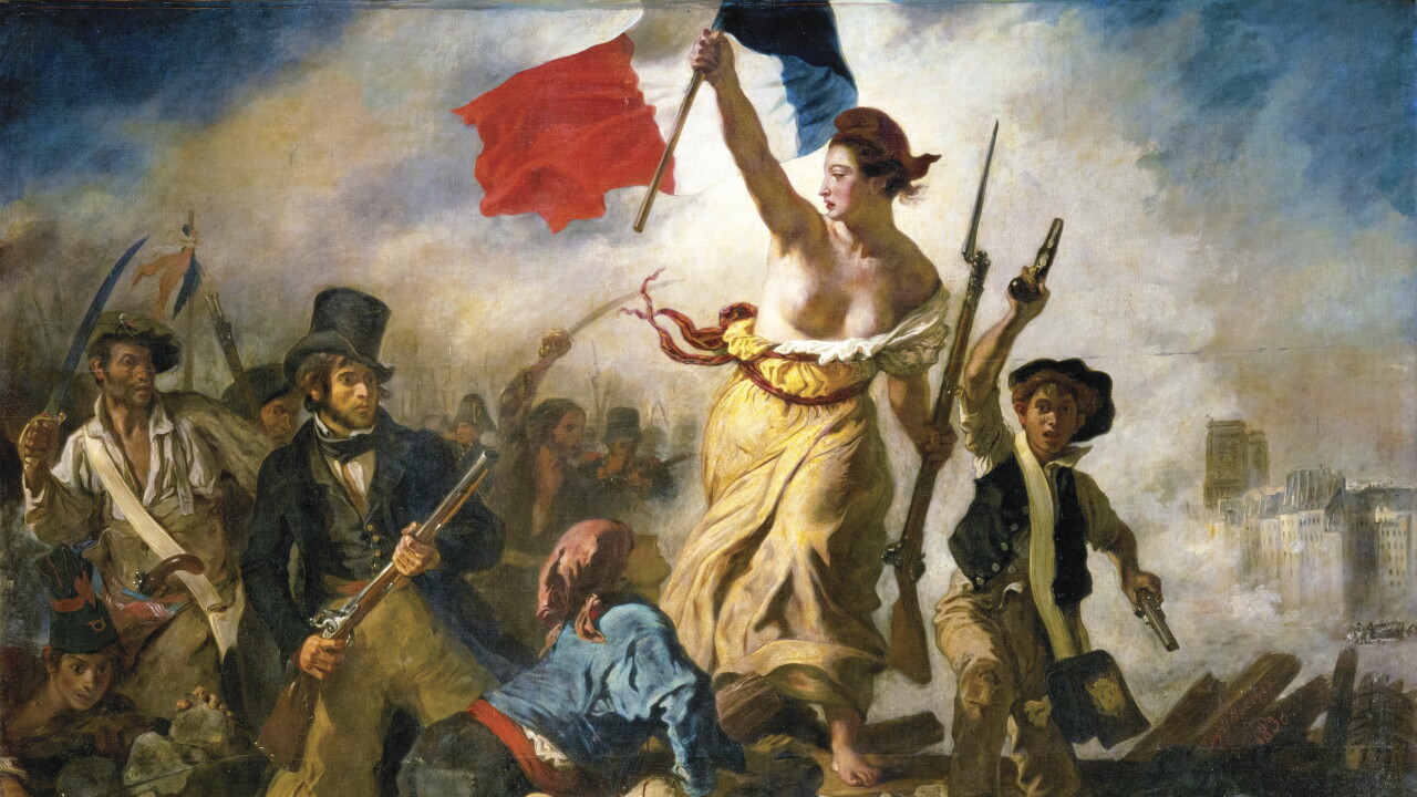 'Liberty leading the people' by Delacroix