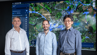 Left to right, Jonathan Jackson, CEO, Dr Avi Baruch, Founder, Prof Dapeng Yu, Founder and Chief Scientific Officer.