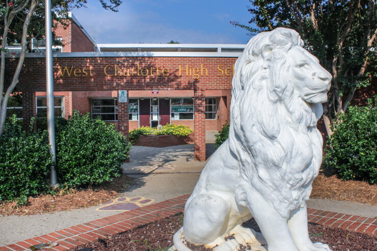 West Charlotte High School in Mecklenburg County, N.C.