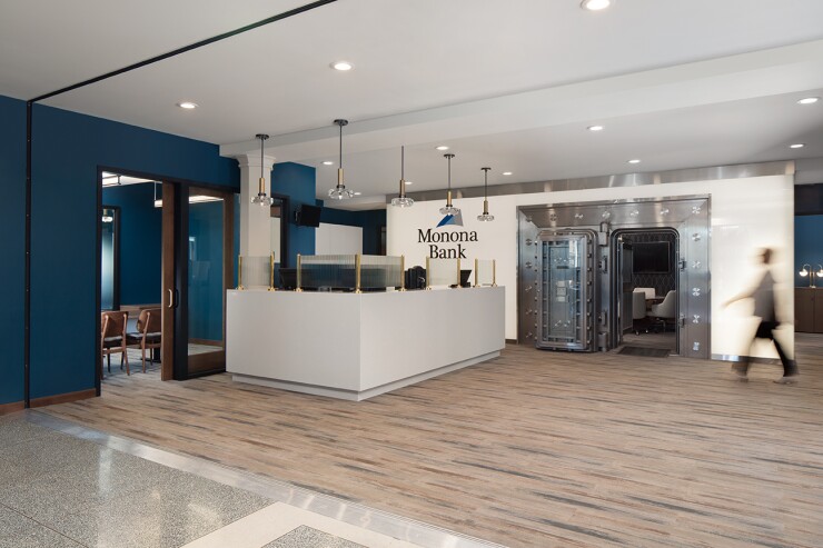 Monona Bank interior (Wisconsin)