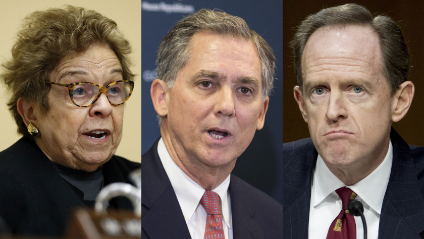 As of now, Sen. Pat Toomey, R-Pa., and Reps. French Hill, R-Ark., Donna Shalala, D-Fla., and Bharat Ramamurti, a former adviser to Sen. Elizabeth Warren, D-Mass., have been appointed to serve on the commission.
