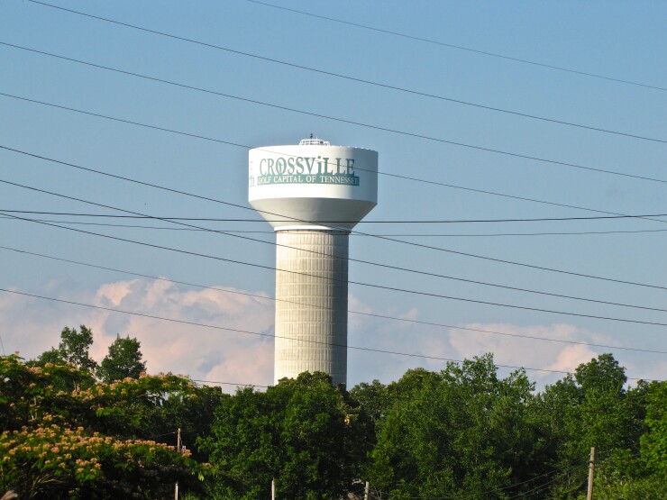 Crossville water tower