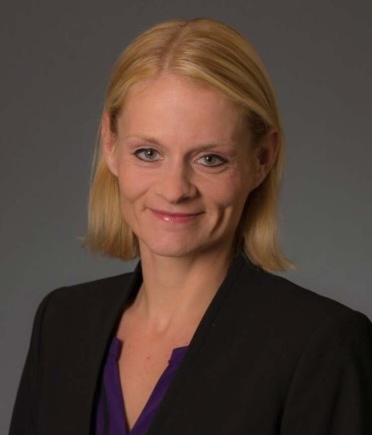 Kate Brock, of the Rhode Island Treasury
