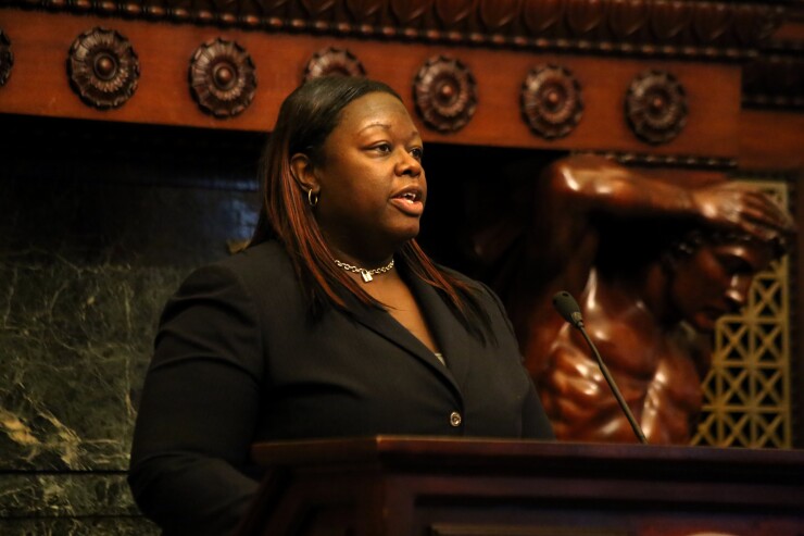 Former Philadelphia City Treasurer Rasheia Johnson became managing director of Siebert Cisneros Shank & Co. in the summer of 2019.
