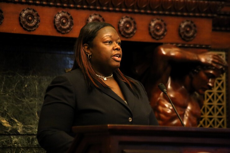 Former Philadelphia City Treasurer Rasheia Johnson became managing director of Siebert Cisneros Shank & Co. in the summer of 2019. 