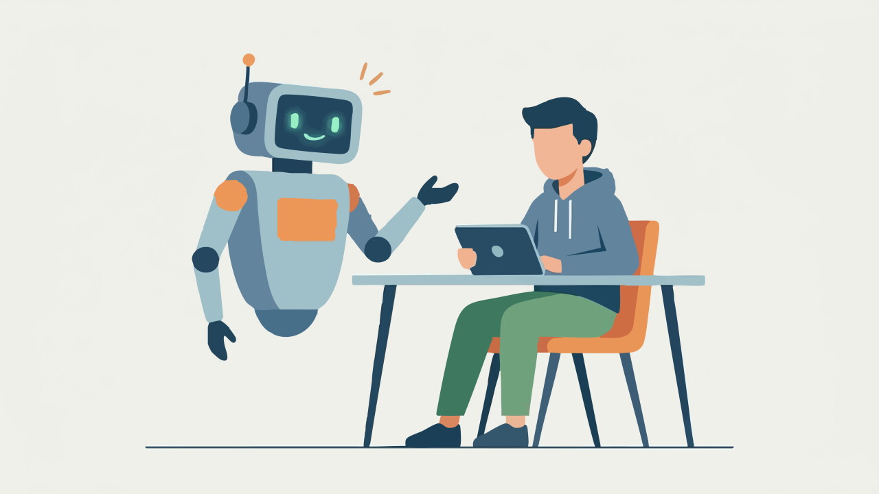 Robot student learning education