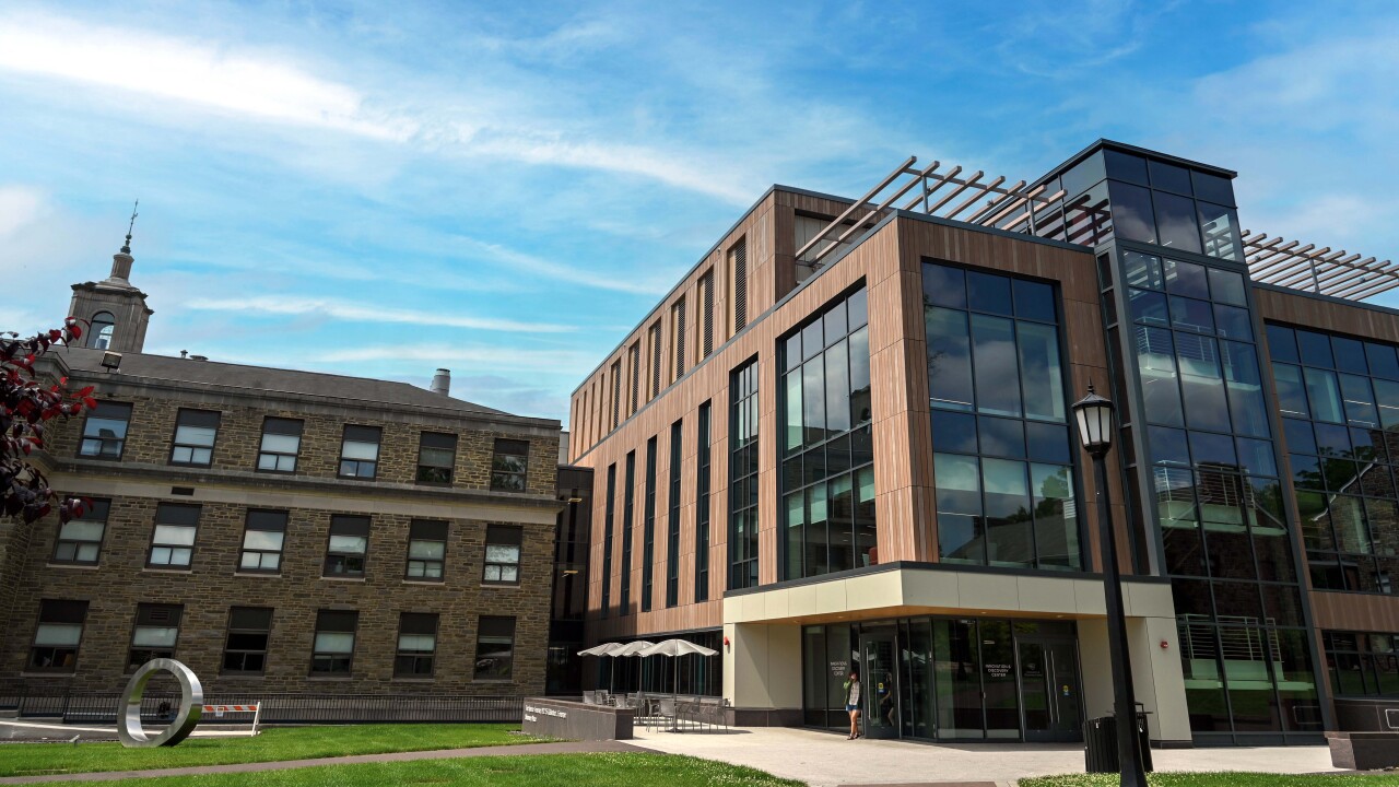 Innovation and Discovery Center building at Ursinus College in Pennsylvania