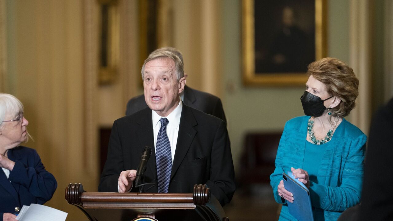 Ill. Democratic Sen. Dick Durbin introduced a bill for climate bonds.