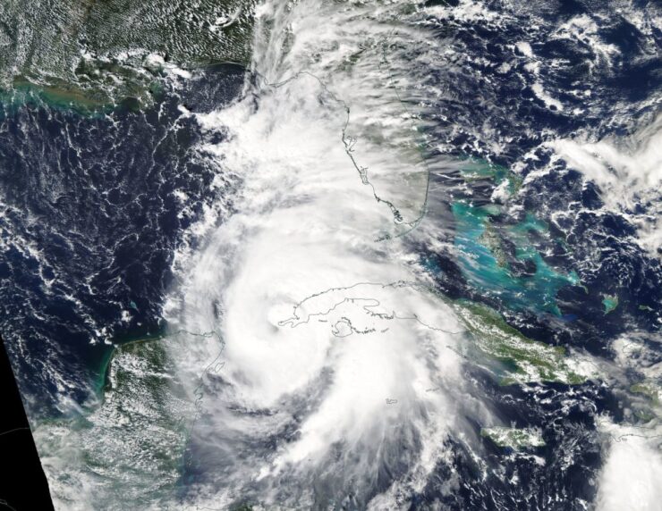 Hurricane Michael when it was a Category 1 hurricane near the western tip of Cuba.