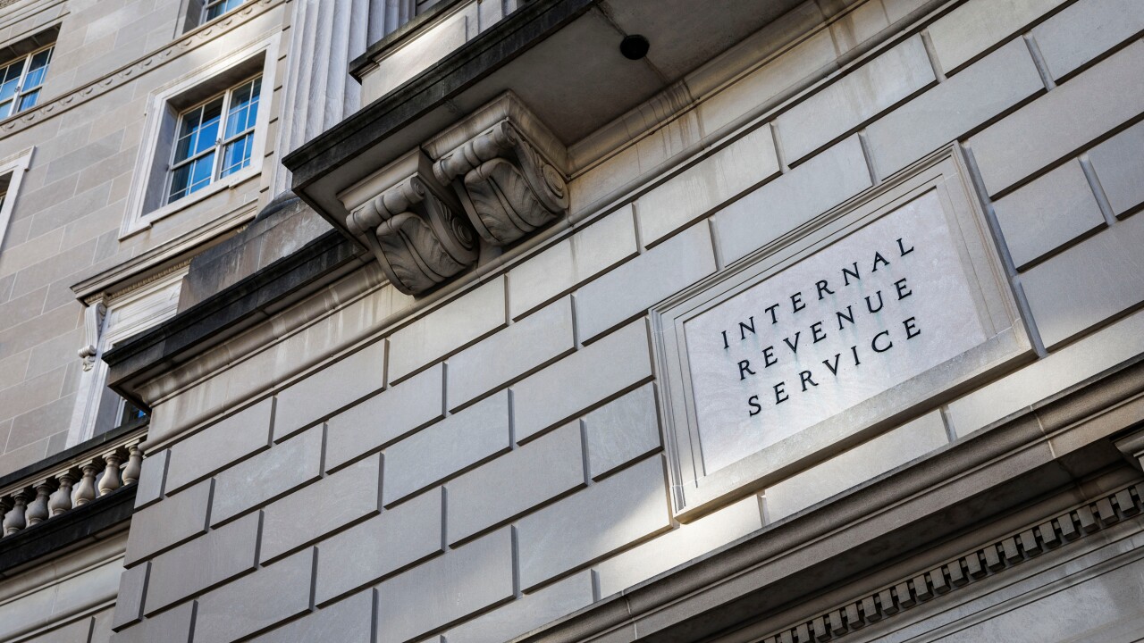 The Internal Revenue Service building in Washington