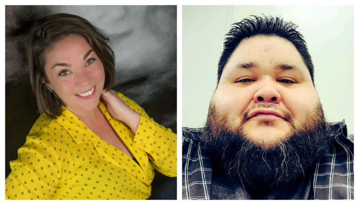 Amber Buker, CEO of Totem (left); Richard Chance, chief technology officer of Totem (right)