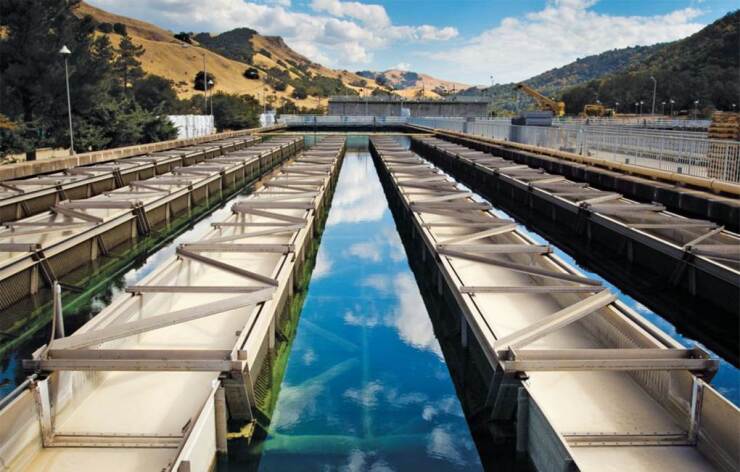 The Sunol Water Treatment Plant of the San Francisco Public Utilities Commission.