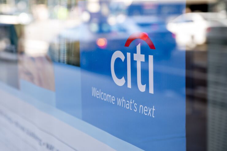 Citi window sign
