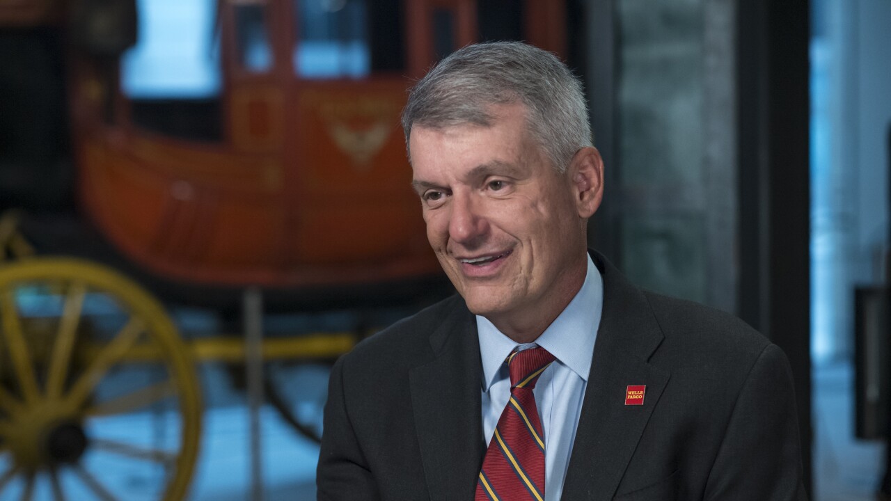 Tim Sloan, president and chief executive officer of Wells Fargo.