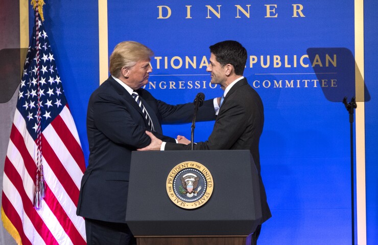 Trump-Ryan, President Donald Trump, Speaker Paul Ryan