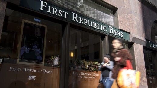 A First Republic Bank branch.