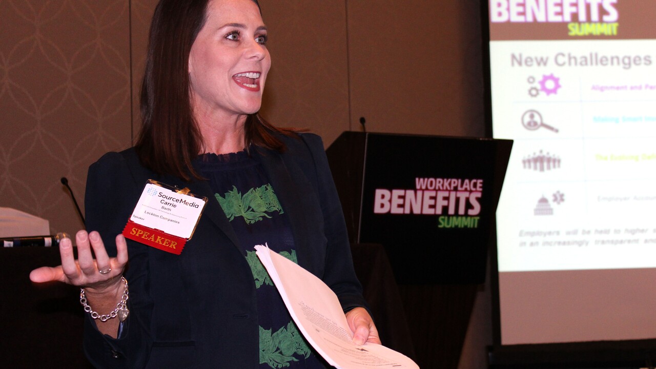 Lockton’s Carrie Barth.
