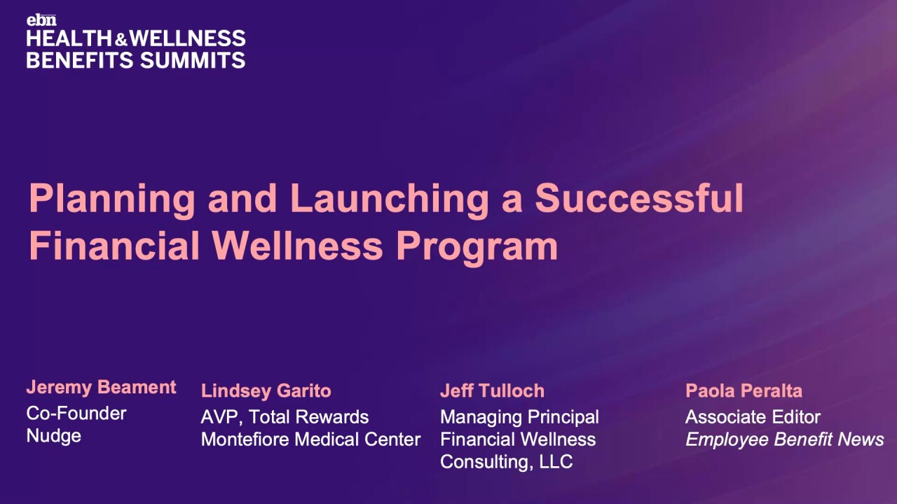 Planning and Launching a Successful Financial Wellness Program