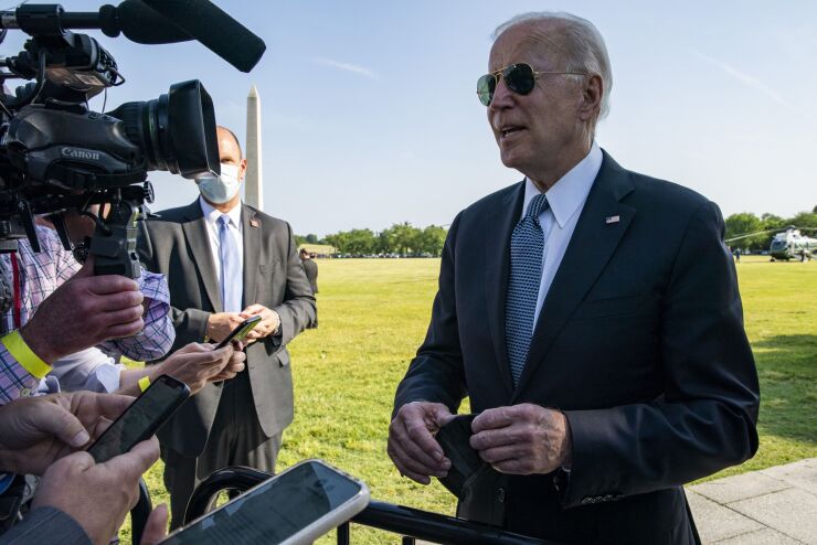 Biden used to be a moderate on tax policy; he should be disturbed to get support from Senator Bernie Sanders (I-Vt.), Crook writes. 