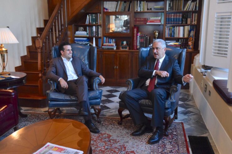 Rossello and Rivera Schatz on April 19