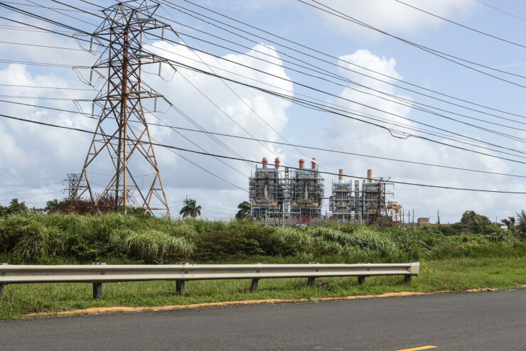 Puerto Rico electric power plant