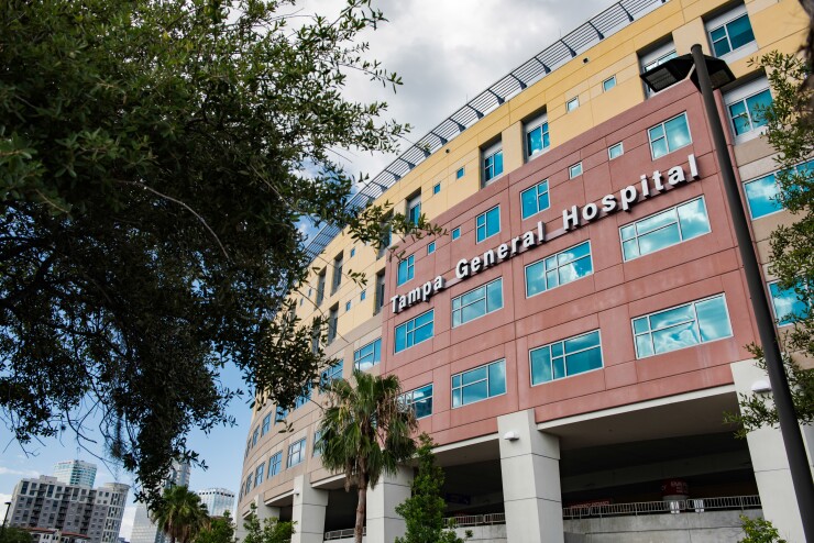Tampa General Hospital Bayshore Pavillion.