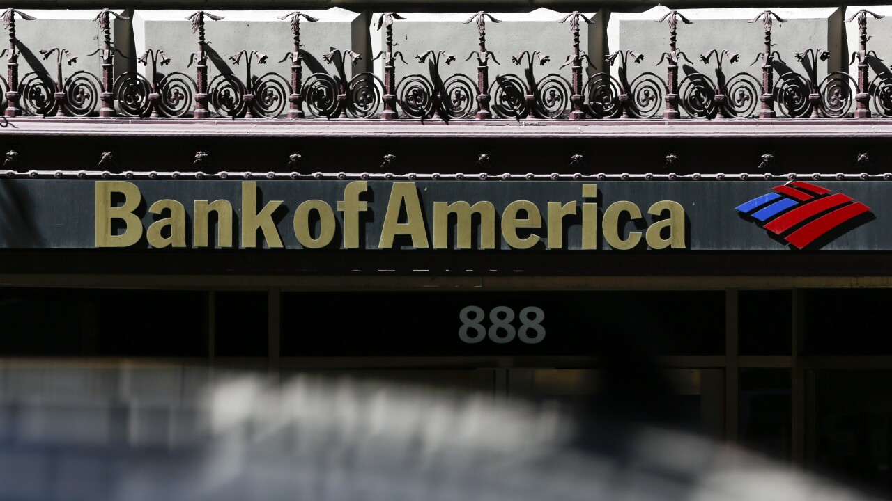 Bank of America branch in Los Angeles.