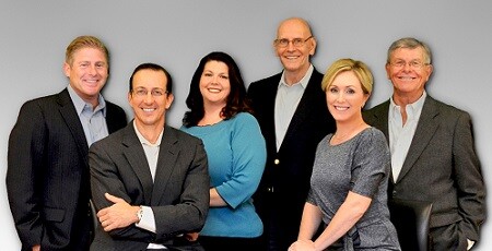 From left to right: Hamilton Neal, Phil Greer, Samantha McMillan, Bill Dukelow, Lindsay Navin and John Solomon.