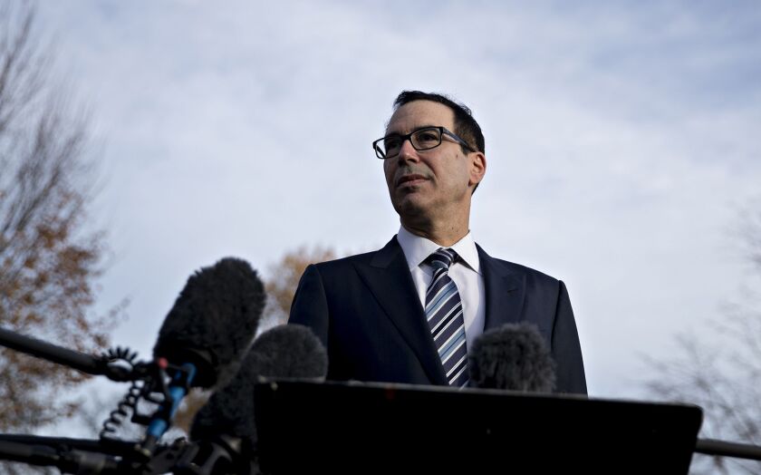 Treasury Secretary Steven Mnuchin