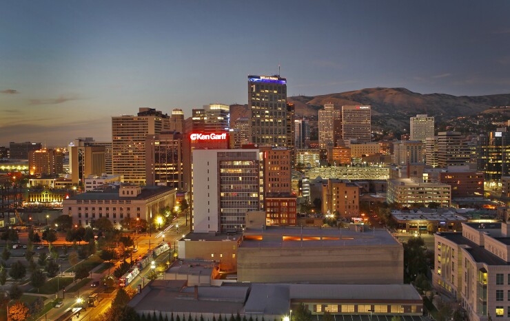 Salt Lake City skyline