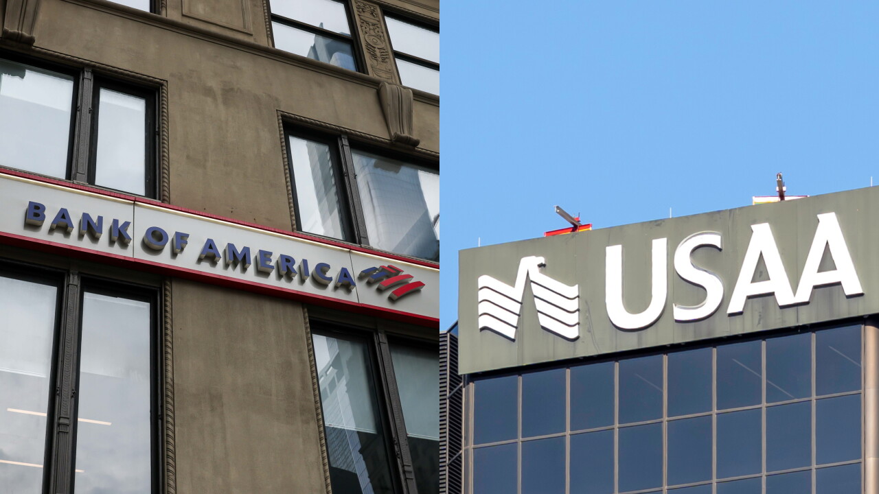San Antonio, Texas, USA - March 16, 2022: The USAA downtown offi