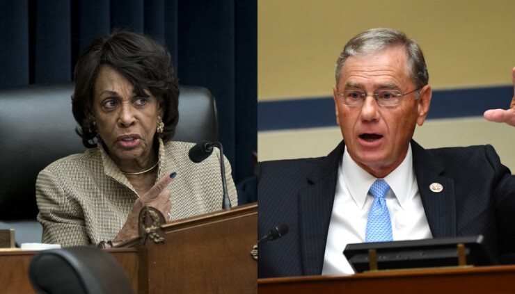 Lawmakers on both sides of the aisle, including House Financial Services Committee Chair Maxine Waters and Rep. Blaine Luetkemeyer, R-Mo., questioned the widespread practice of screen scraping at a House Financial Services Committee hearing.