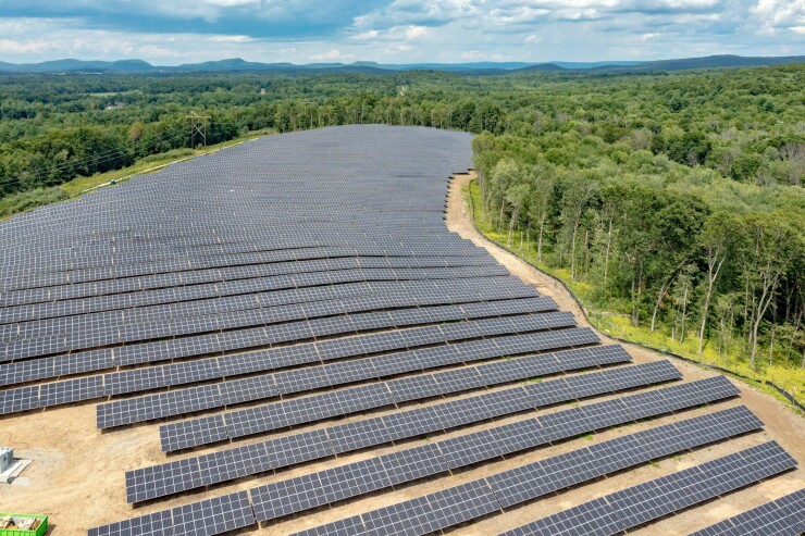Master Sergeant Alexander Cotton Memorial Solar Project in Ludlow, Massachusetts