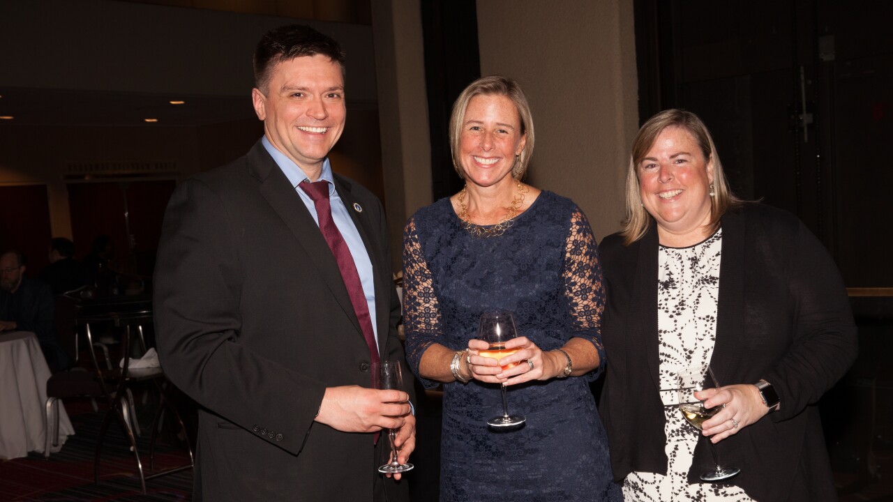 Ed Sanok, Kelly Leach and Courtney Nagle