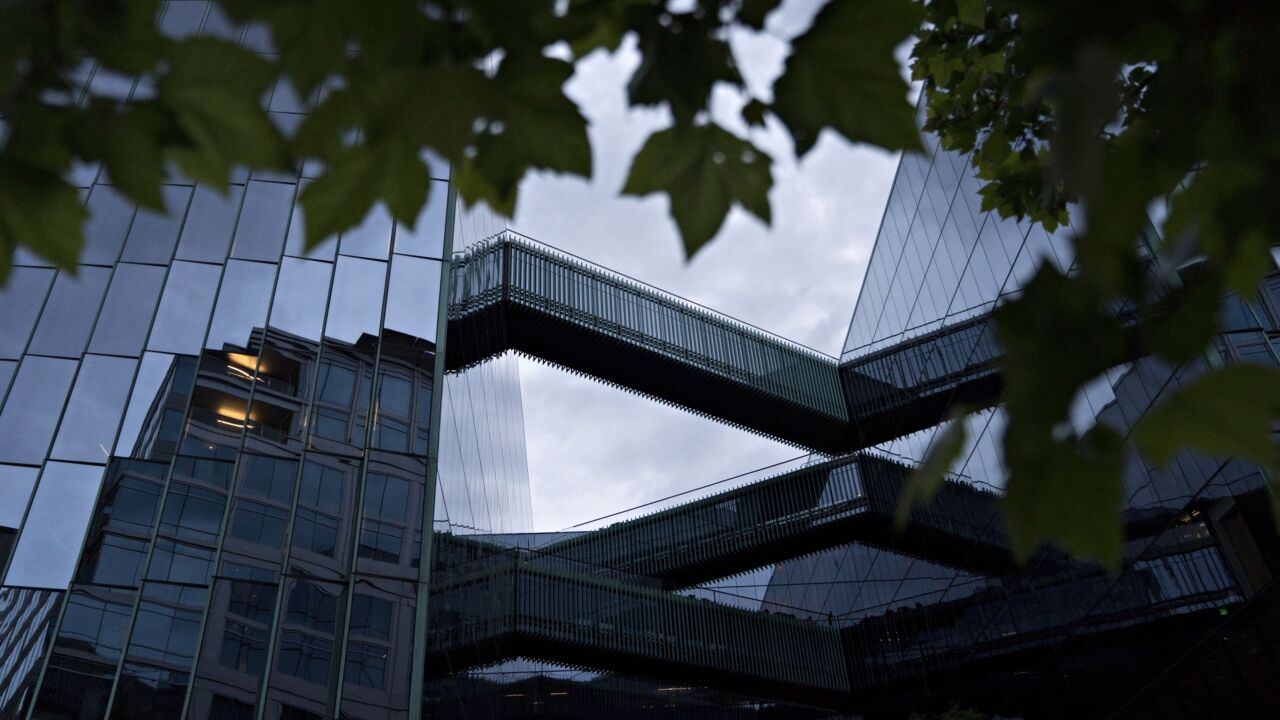 The building that houses the Fannie Mae headquarters in Washington, D.C., on May 8, 2020.