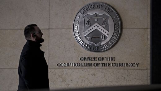 OCC seal and pedestrian